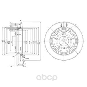 

BG3042 диск тормозной задний BMW E39 2.3-4.0 M51/M52/M54/M57/M62 95>