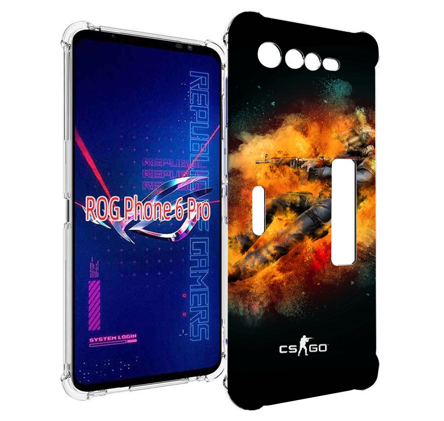 

Чехол MyPads CS-go-Контр-террорист мужской для Asus ROG Phone 6 Pro, Прозрачный, Tocco