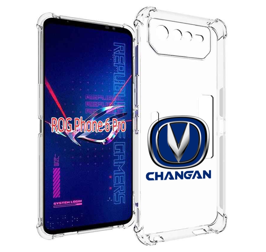 

Чехол MyPads Changan мужской для Asus ROG Phone 6 Pro, Прозрачный, Tocco