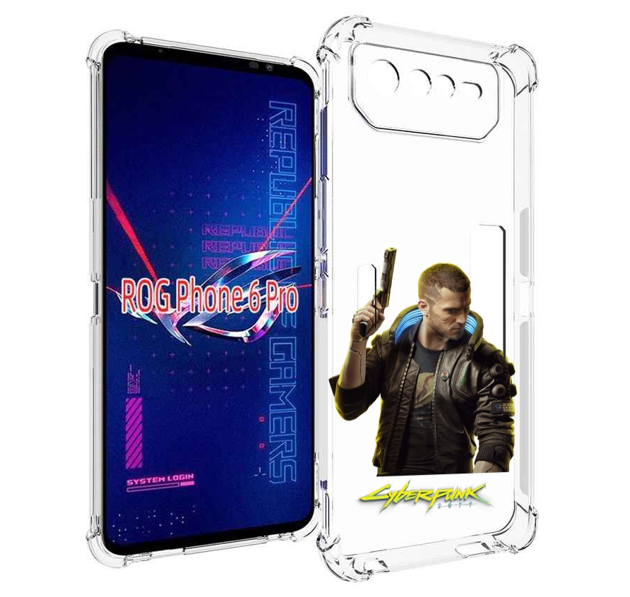 

Чехол MyPads Cyberpunk-2077 для Asus ROG Phone 6 Pro, Прозрачный, Tocco