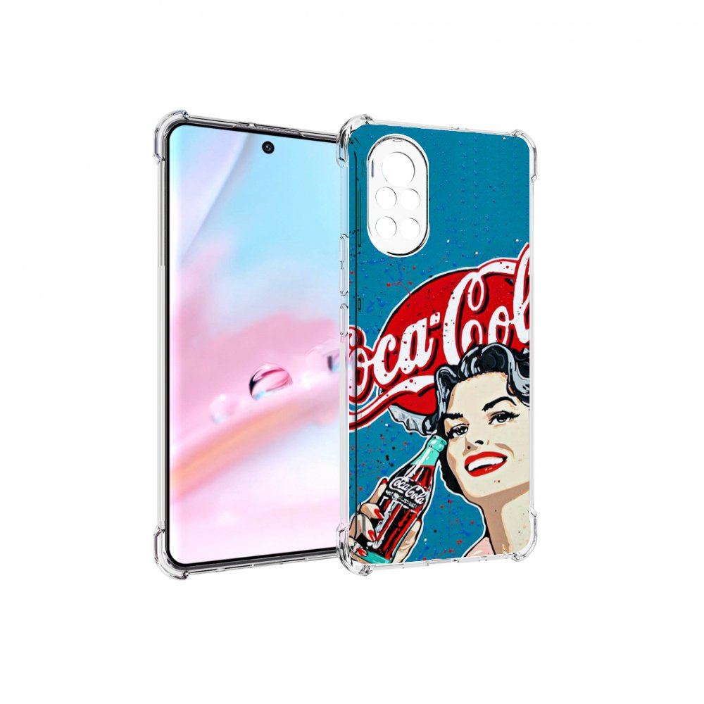Чехол MyPads вкусная кола картинка для Huawei Nova 8 (ANG-LX1)