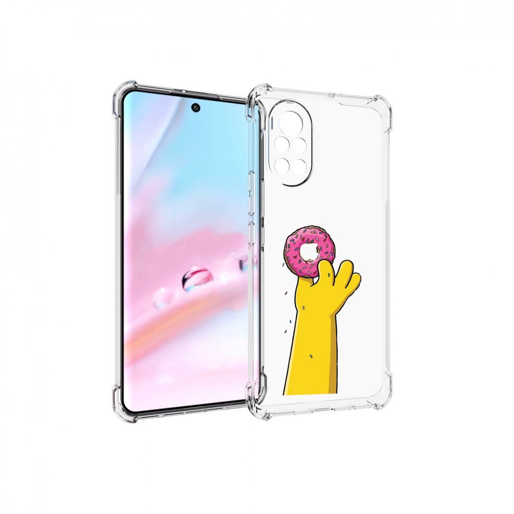 

Чехол MyPads вкусный-пончик для Huawei Nova 8 (ANG-LX1), Прозрачный, Tocco