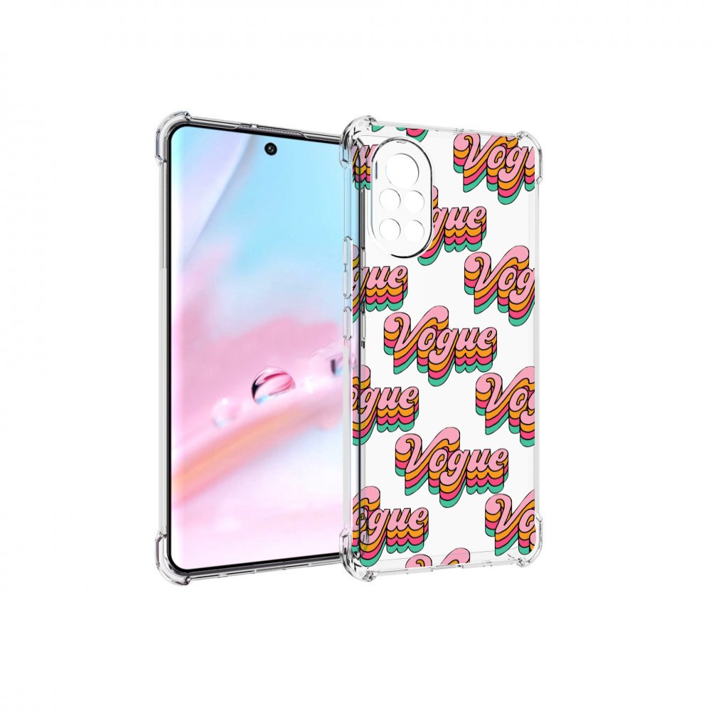

Чехол MyPads вогуе для Huawei Nova 8 (ANG-LX1), Прозрачный, Tocco