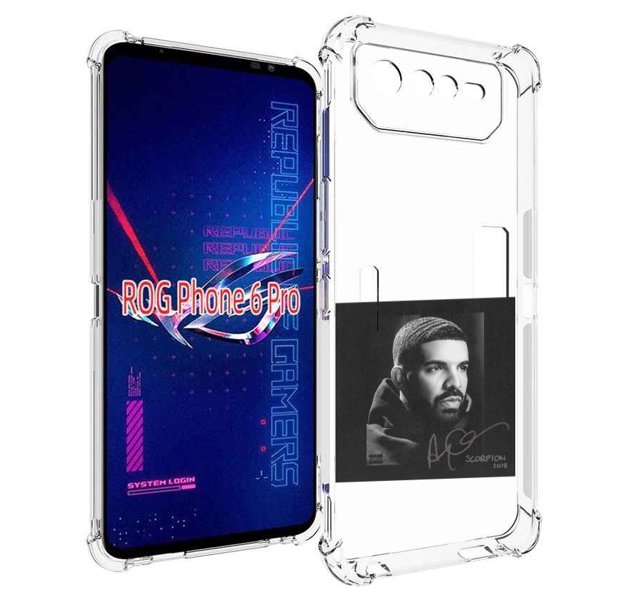 

Чехол MyPads Drake - Scorpion для Asus ROG Phone 6 Pro, Прозрачный, Tocco