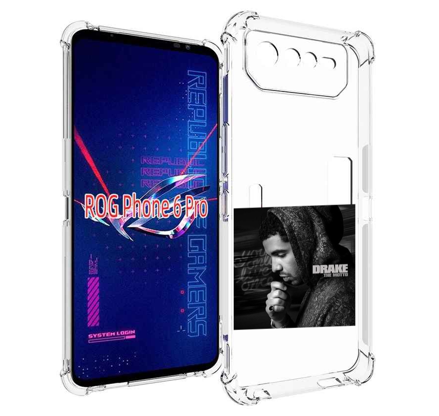 

Чехол MyPads Drake - The Motto для Asus ROG Phone 6 Pro, Прозрачный, Tocco