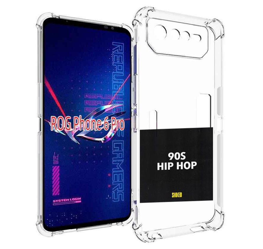 

Чехол MyPads Eazy-E 90S Hip Hop для Asus ROG Phone 6 Pro, Прозрачный, Tocco