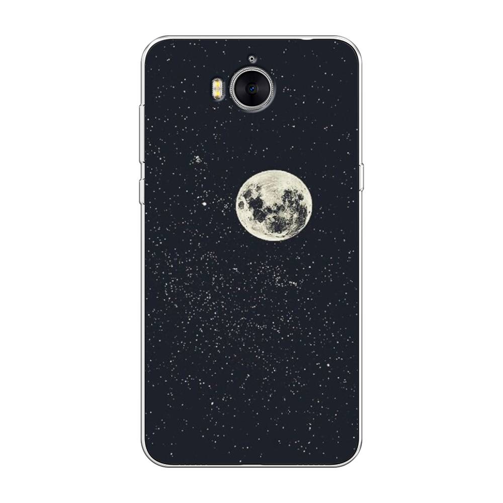 

Чехол на Huawei Y5 2017 "Полнолуние", Красный, 62550-2