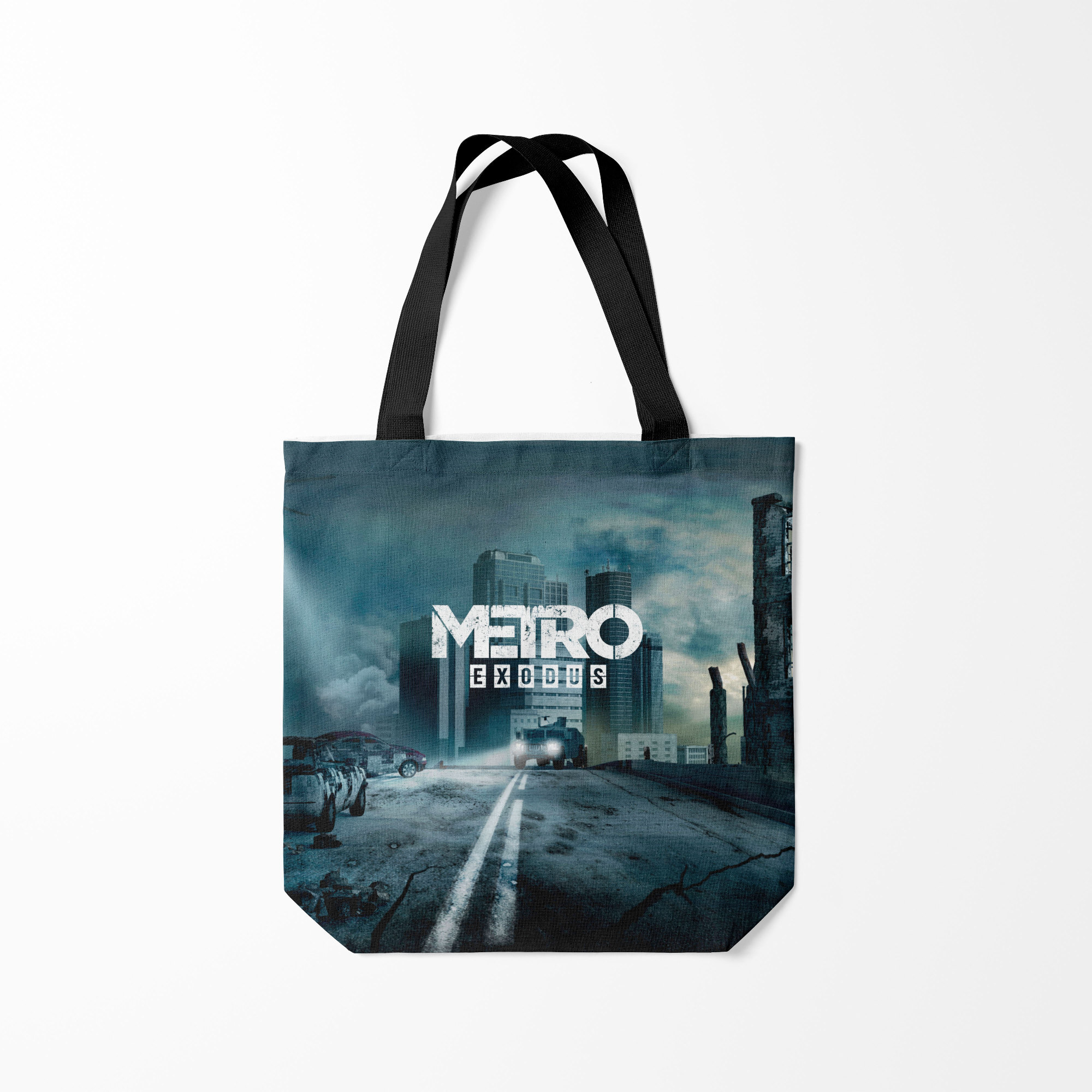 

Сумка шoппер унисекс Burnettie Metro Exodus, серый, Metro Exodus