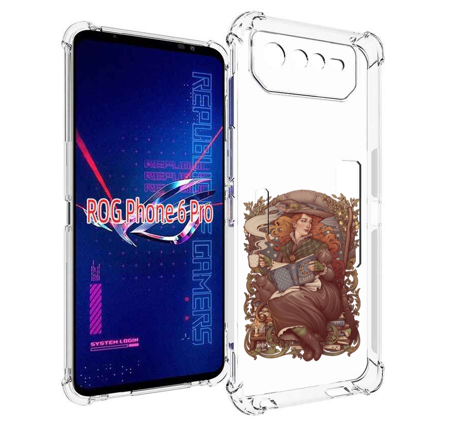 

Чехол MyPads Женские_126 для Asus ROG Phone 6 Pro, Прозрачный, Tocco