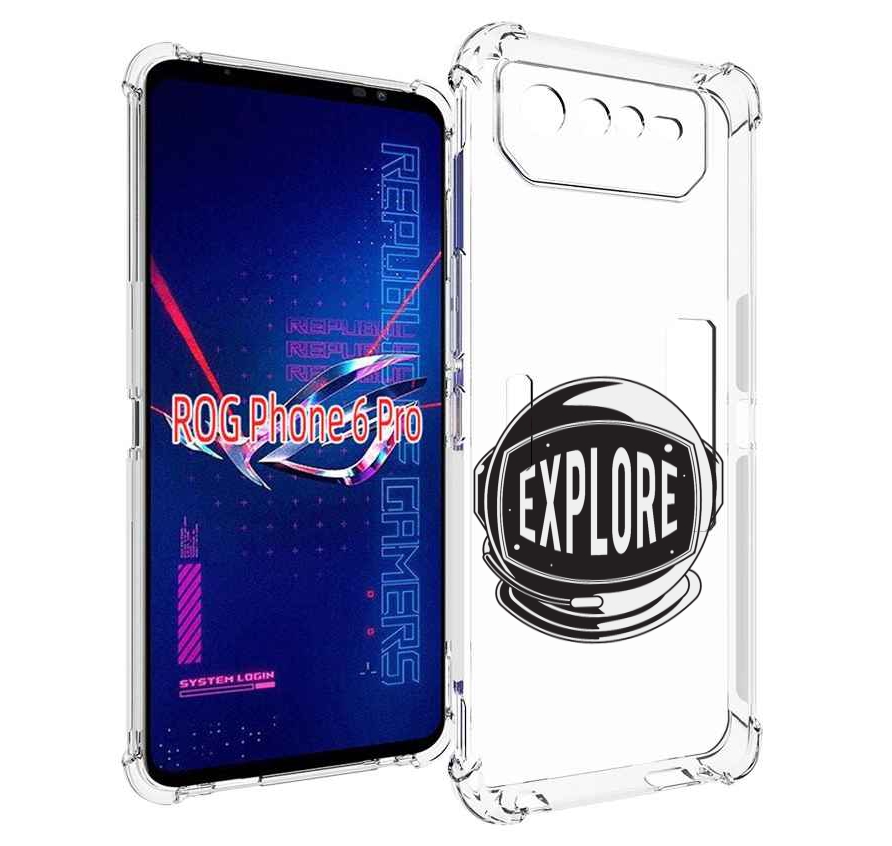 

Чехол MyPads Explore для Asus ROG Phone 6 Pro, Прозрачный, Tocco