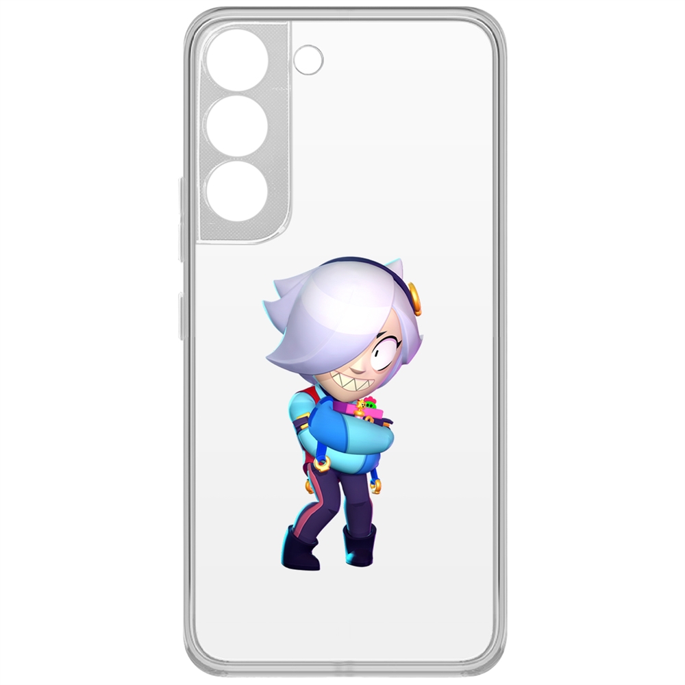

Чехол-накладка Brawl Stars-Колетт для Samsung Galaxy S22, Прозрачный