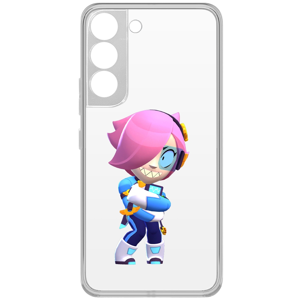 

Чехол-накладка Brawl Stars-Колетт Навигатор для Samsung Galaxy S22, Прозрачный