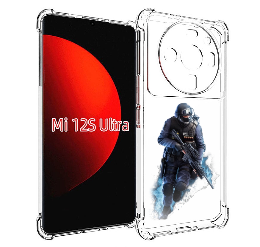 

Чехол MyPads спецназ-ксго для Xiaomi 12S Ultra, Прозрачный, Tocco