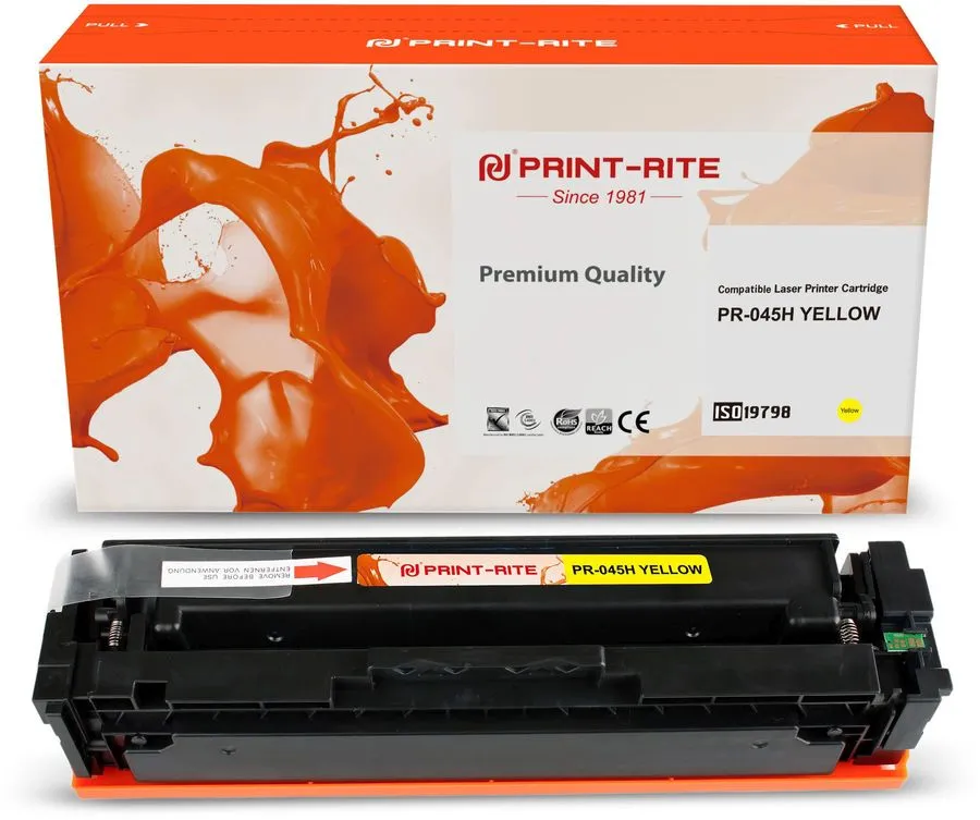 

Картридж PRINT-RITE TFC450YPU1J, 045H Yellow, желтый / PR-045H YELLOW, TFC450YPU1J