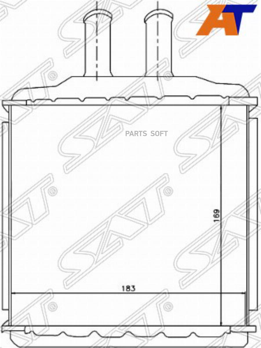 

SAT Радиатор отопителя салона CHEVROLET / DAEWOO LACETTI 04-/NUBIRA 03-/SUZUKI FORENZA 03-