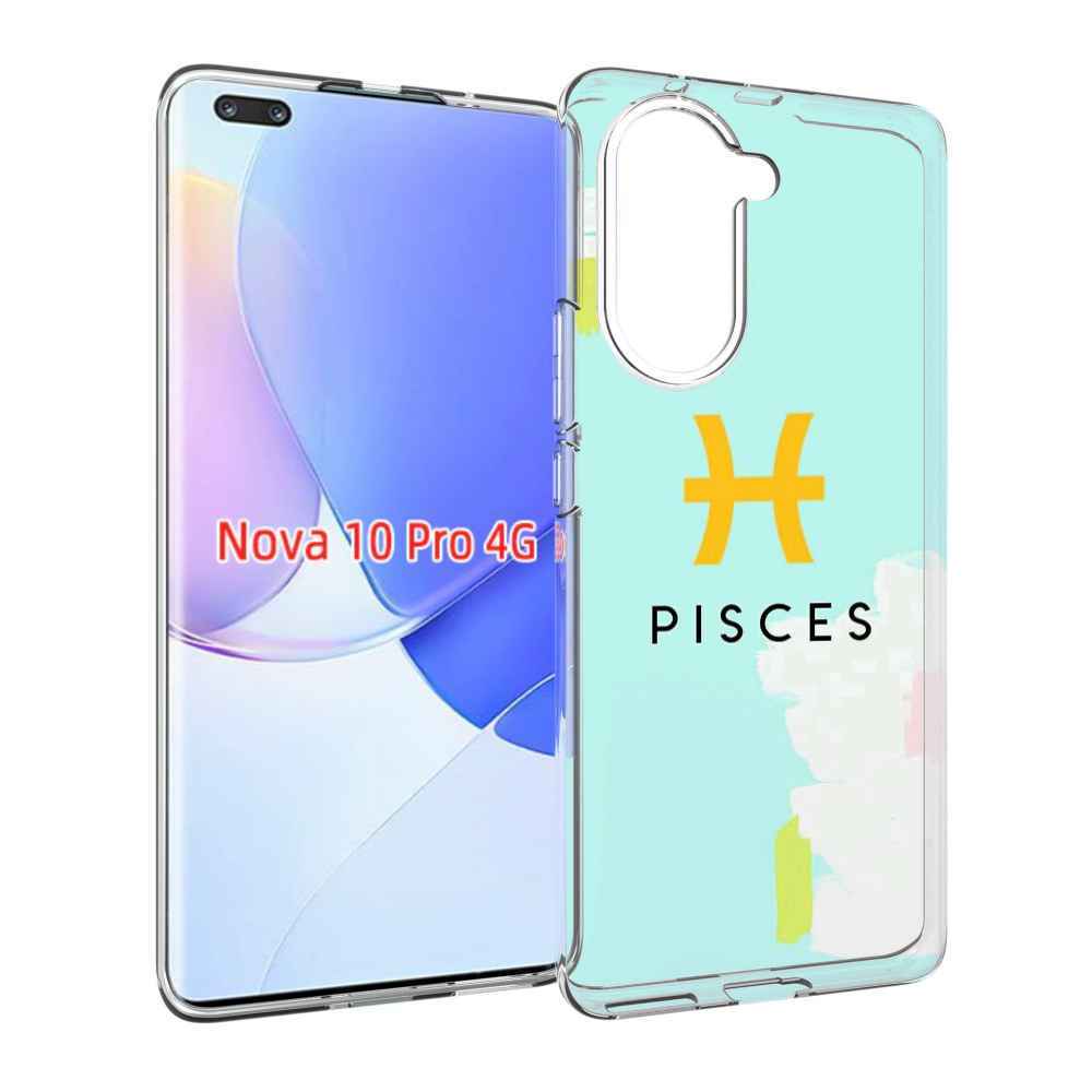 Чехол MyPads знак-зодиака-рыбы-2 для Huawei Nova 10 Pro противоударный