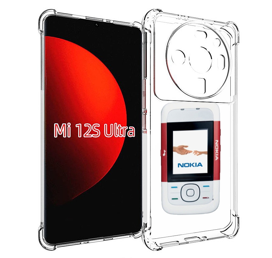 

Чехол MyPads старая нокия для Xiaomi 12S Ultra, Прозрачный, Tocco