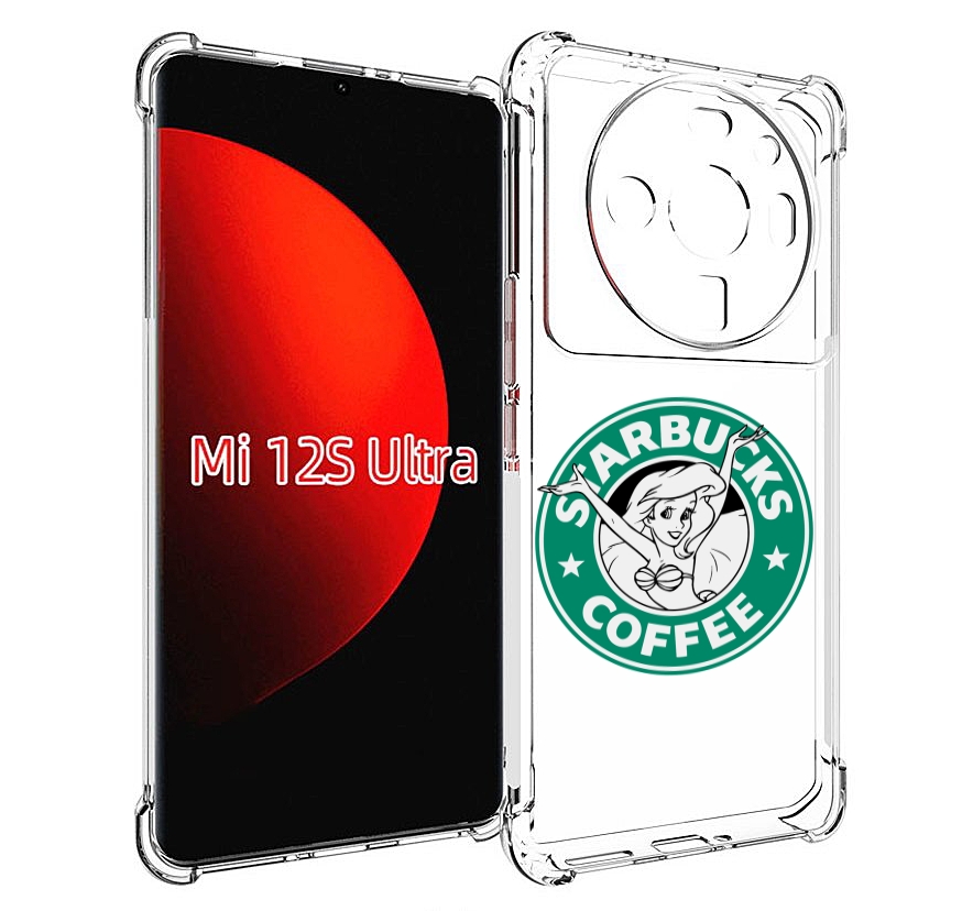 

Чехол MyPads старбакс-кофее для Xiaomi 12S Ultra, Прозрачный, Tocco