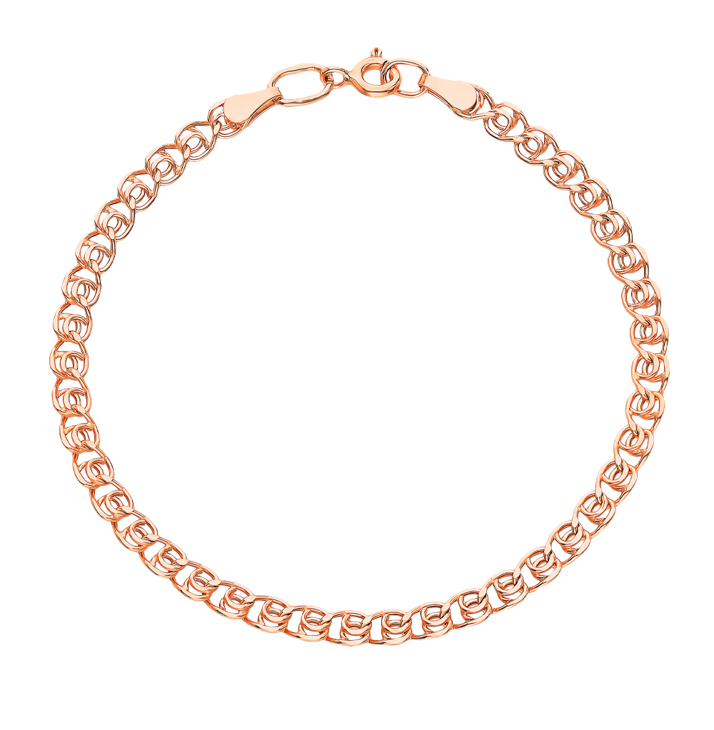 

Браслет из красного золота р. 20 ZOLOTO.GOLD Z7060270П, Z7060270П