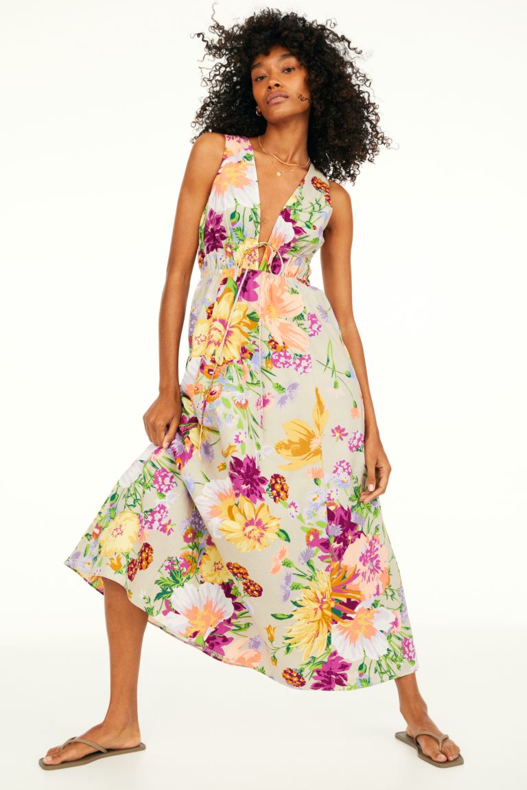 

Платье женское H&M 1080727001 серое S (доставка из-за рубежа), 1080727001