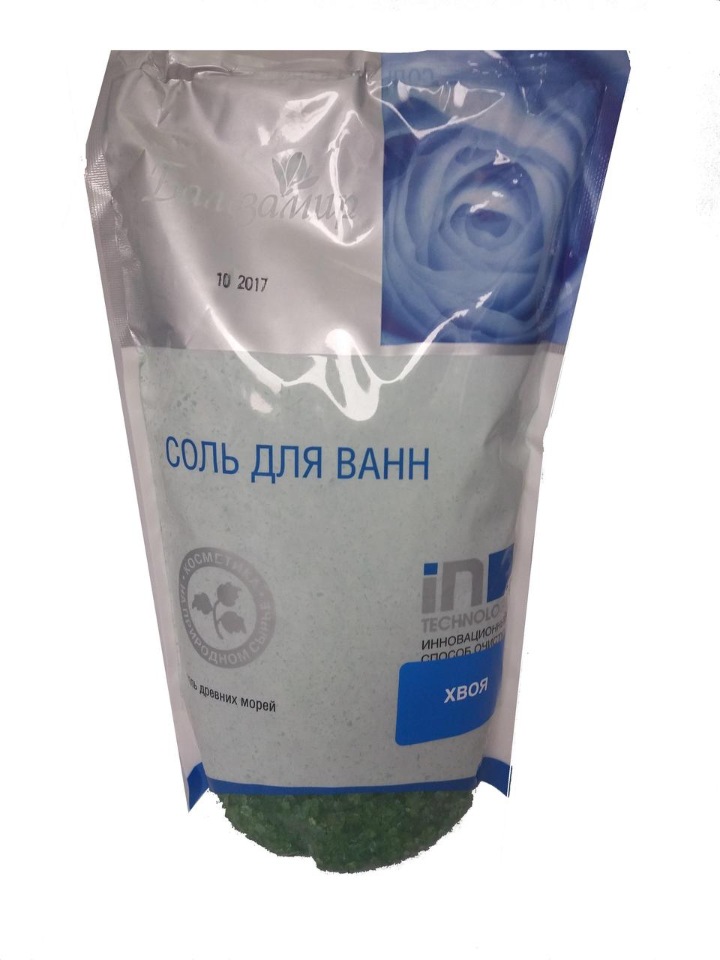 

Соль для ванн Бальзамир хвоя 1000 г, Соль