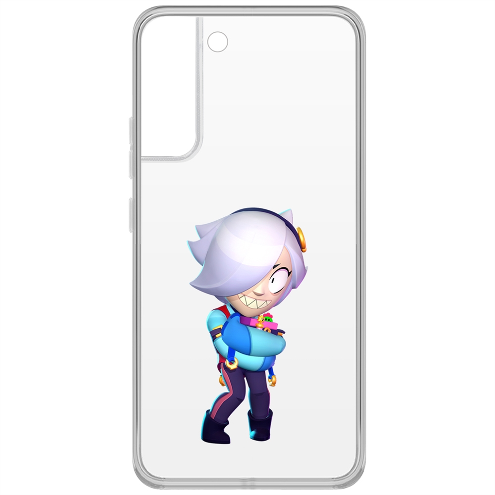 

Чехол-накладка Brawl Stars-Колетт для Samsung Galaxy S22+, Прозрачный