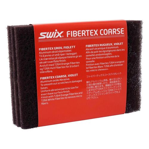 

Фибертекс Swix Coarse для лыж/сноуб. 110x150 фиолетовый (T0266N), Черный, Coarse