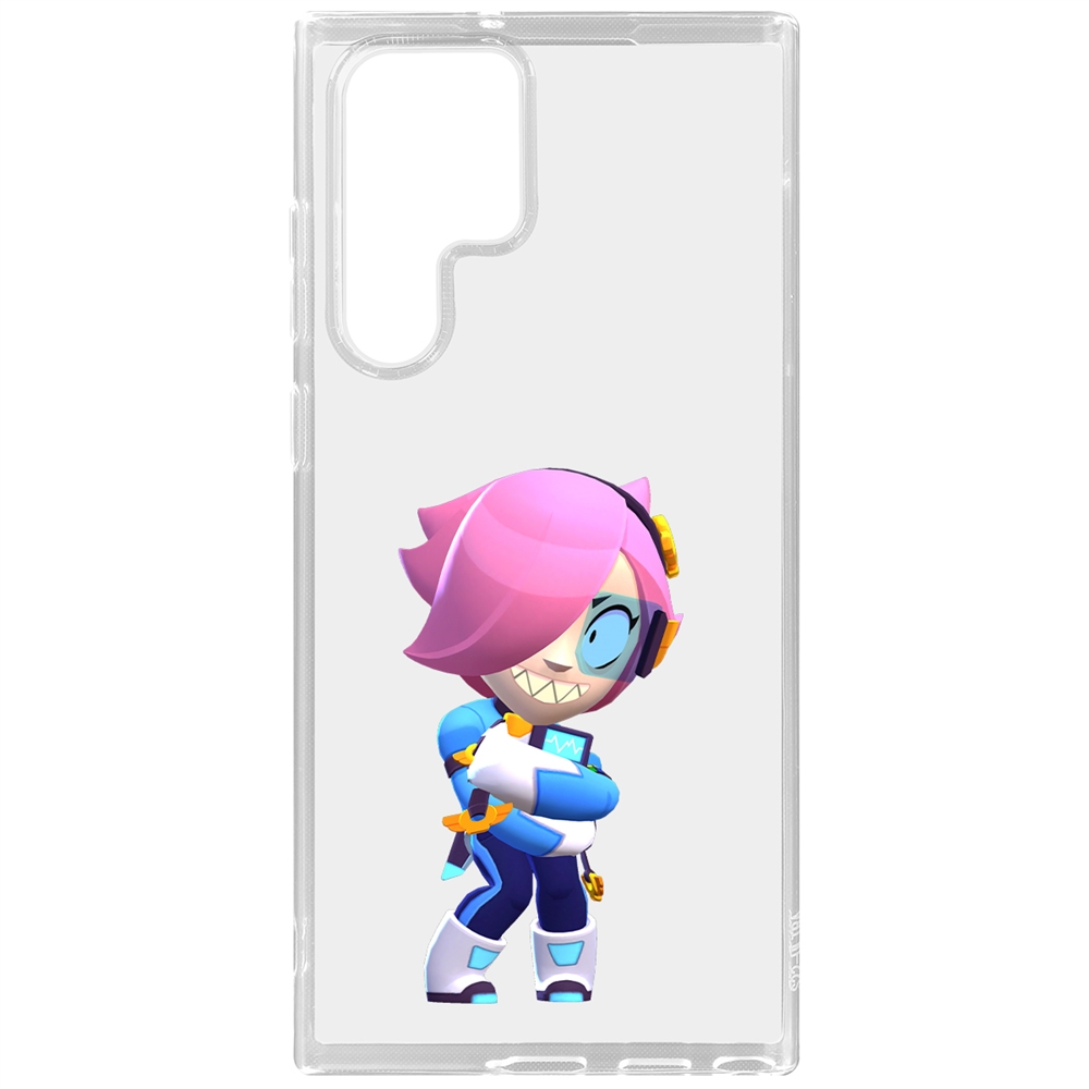 Чехол-накладка Brawl Stars-Колетт Навигатор для Samsung Galaxy S22 Ultra