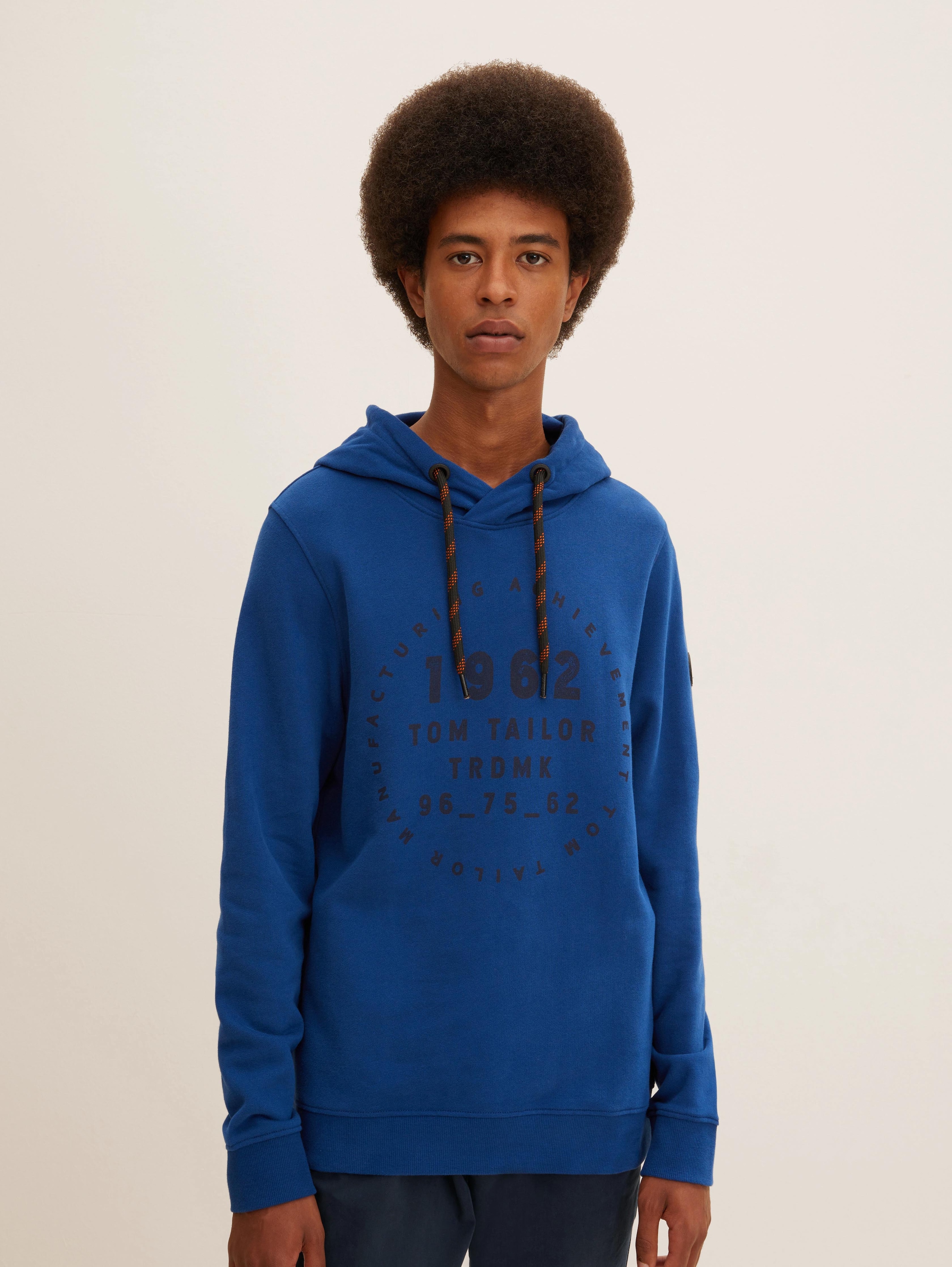 

Толстовка мужская TOM TAILOR 1034628 синяя 2XL, 1034628