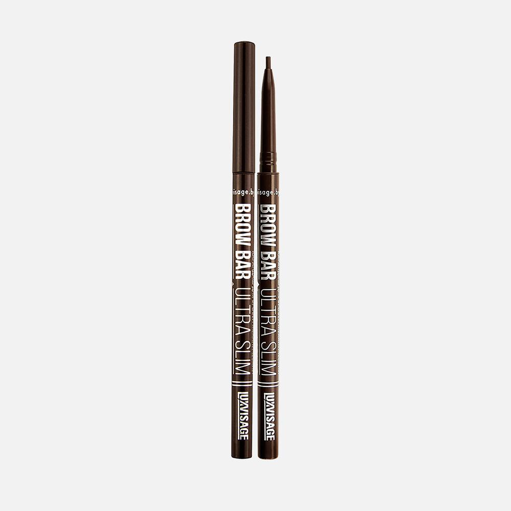 Карандаш для бровей Luxvisage Brow Bar Ultra Slim механический, №305 Medium Brown, 0,09 г