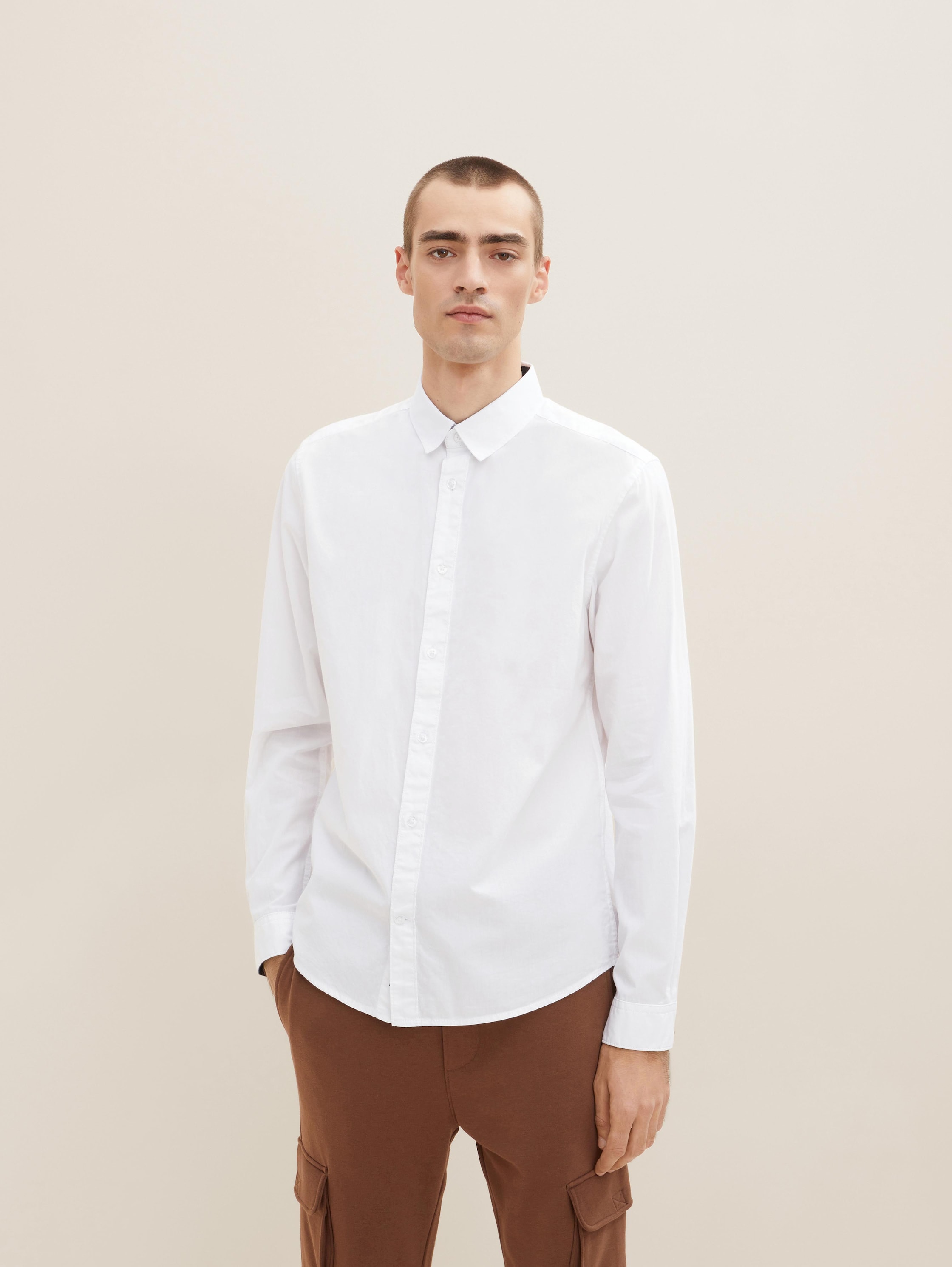 

Рубашка мужская TOM TAILOR 1033713 белая XL, 1033713
