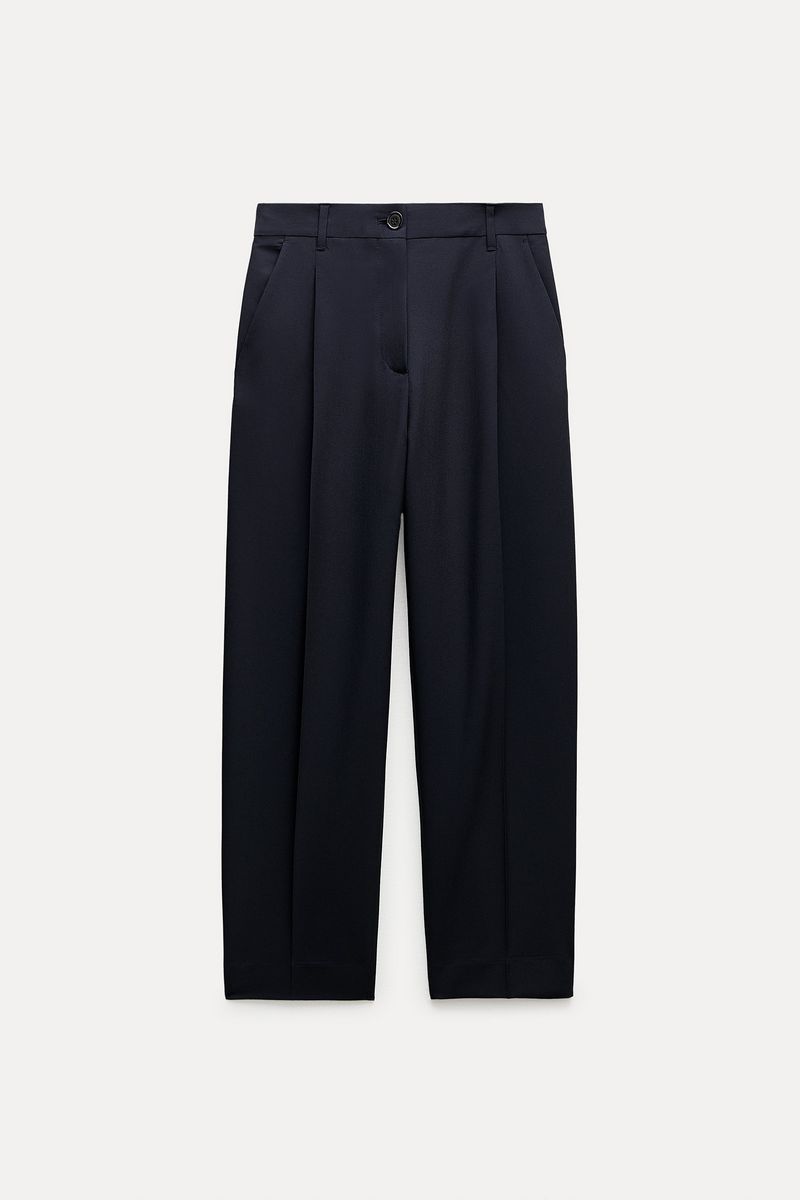 

Брюки женские ZARA 02300510 синие M, Синий, 02300510