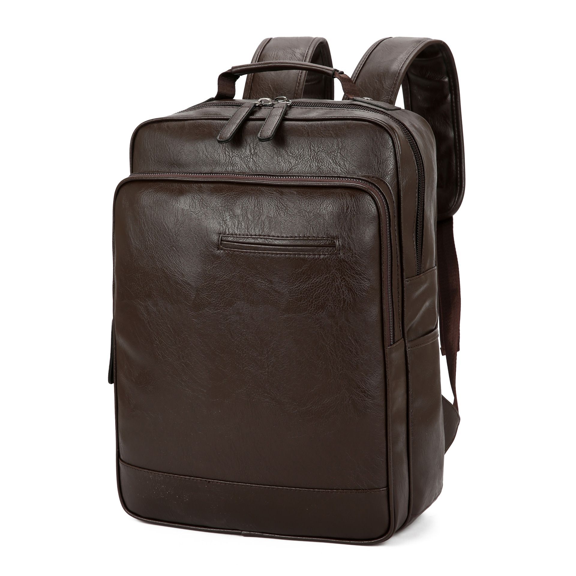 Рюкзак мужской Р-6 коричневый, 45х33х10 см