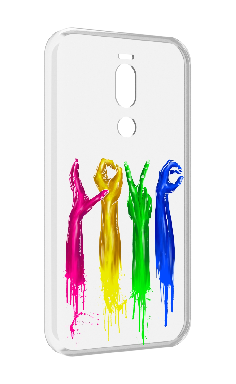 

Чехол Mypads Яркие Руки Love Для Meizu X8, Прозрачный, Tocco