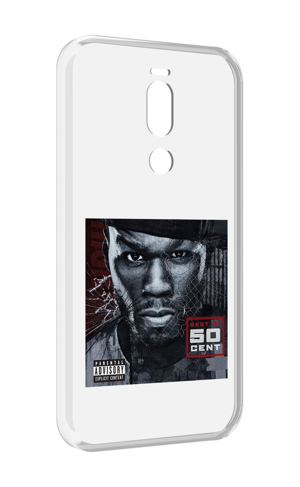 

Чехол Mypads 50 Cent - Best Of Для Meizu X8, Прозрачный, Tocco