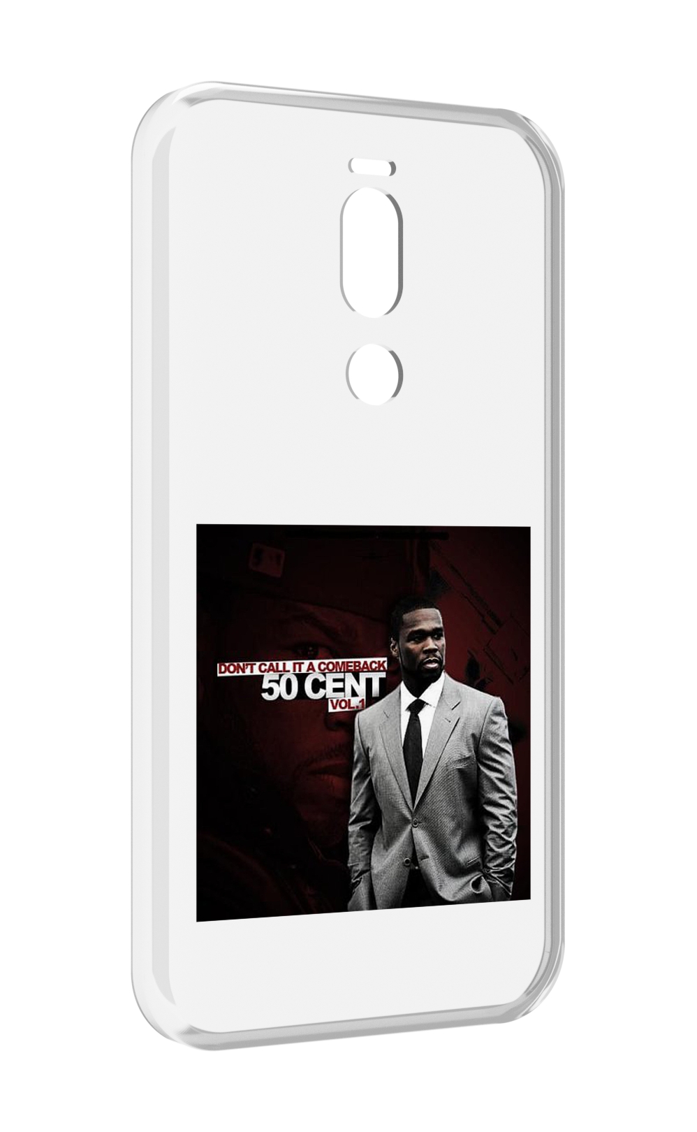 

Чехол Mypads 50 Cent - Dont Call It A Comeback Vol Для Meizu X8, Прозрачный, Tocco