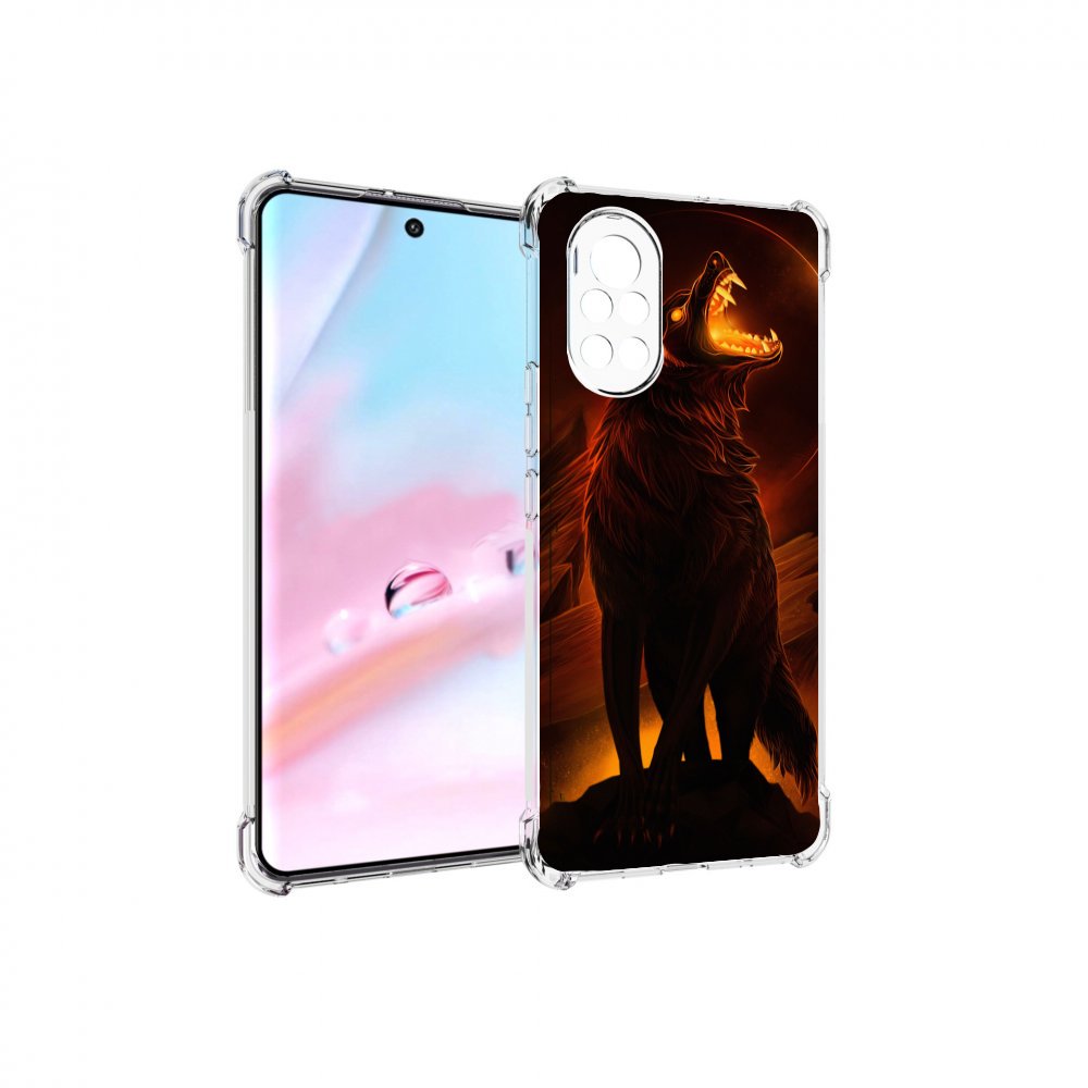 

Чехол MyPads волчара с огнем внутри для Huawei Nova 8 (ANG-LX1), Прозрачный, Tocco