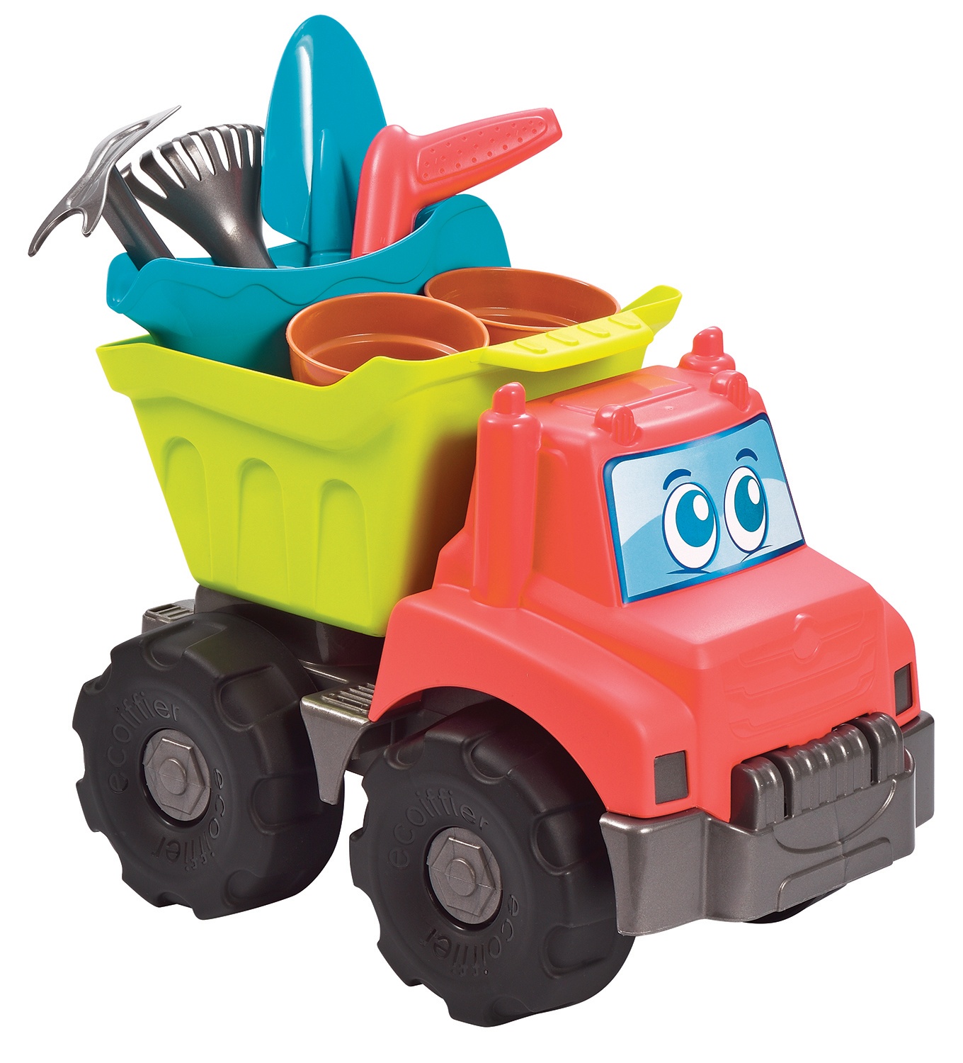 Игровой набор Ecoiffier Садовый грузовик, с аксессуарами ecoiffier детский набор для песочницы садовый