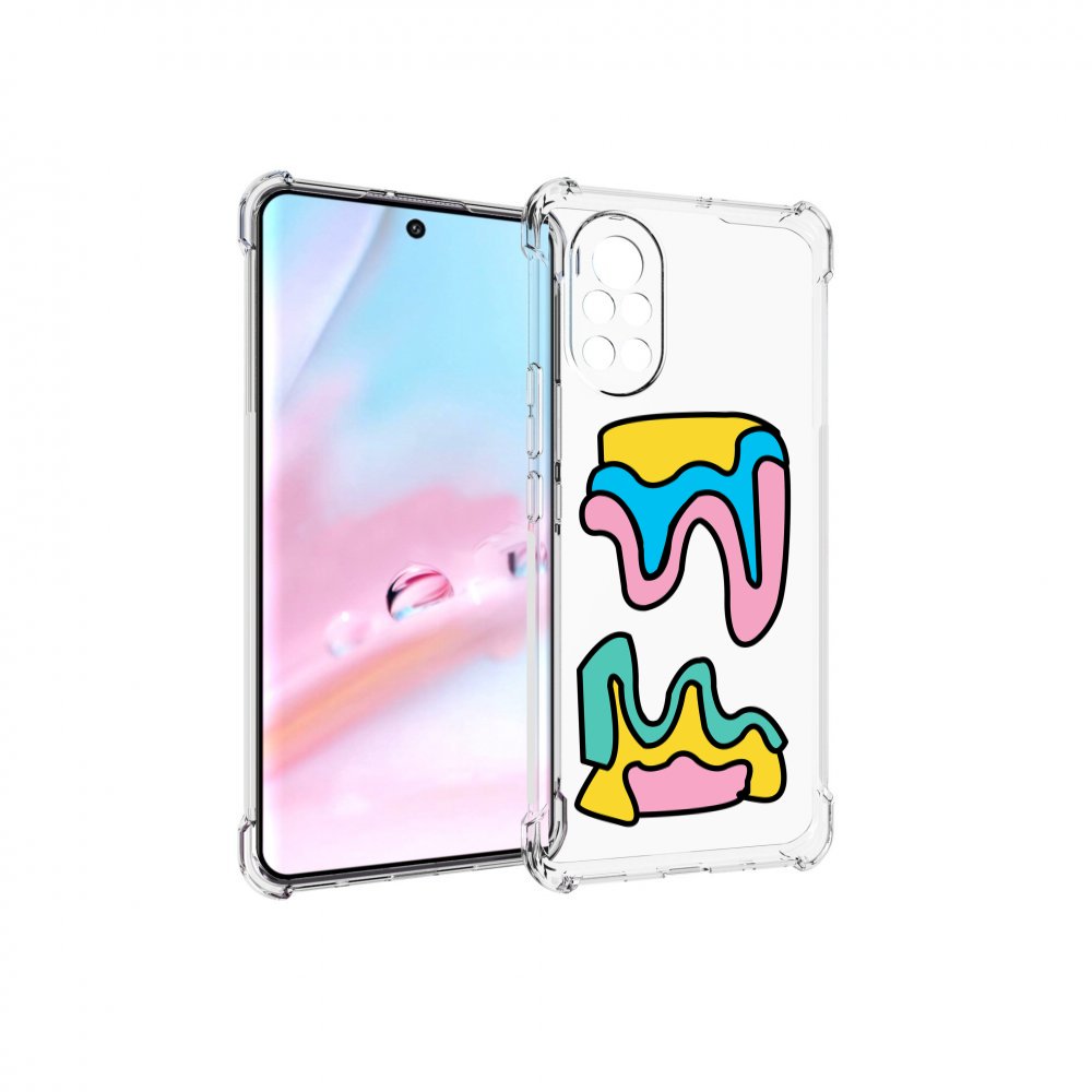

Чехол MyPads вытекающая-абстракция для Huawei Nova 8 (ANG-LX1), Прозрачный, Tocco