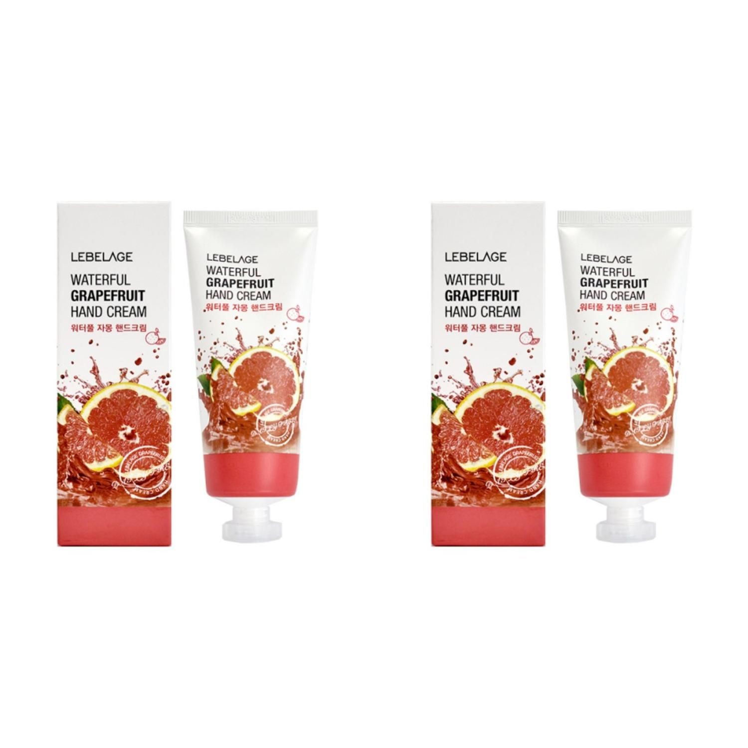 

Крем для рук Lebelage Waterful Grapefruit Hand Cream с экстрактом гейпфрута 100 мл 2 шт, kr-21280