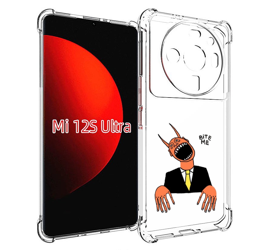 

Чехол MyPads странный чертик с длинными пальцами для Xiaomi 12S Ultra, Прозрачный, Tocco