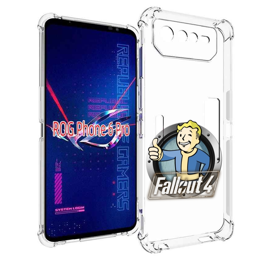 

Чехол MyPads Fallout-4 для Asus ROG Phone 6 Pro, Прозрачный, Tocco