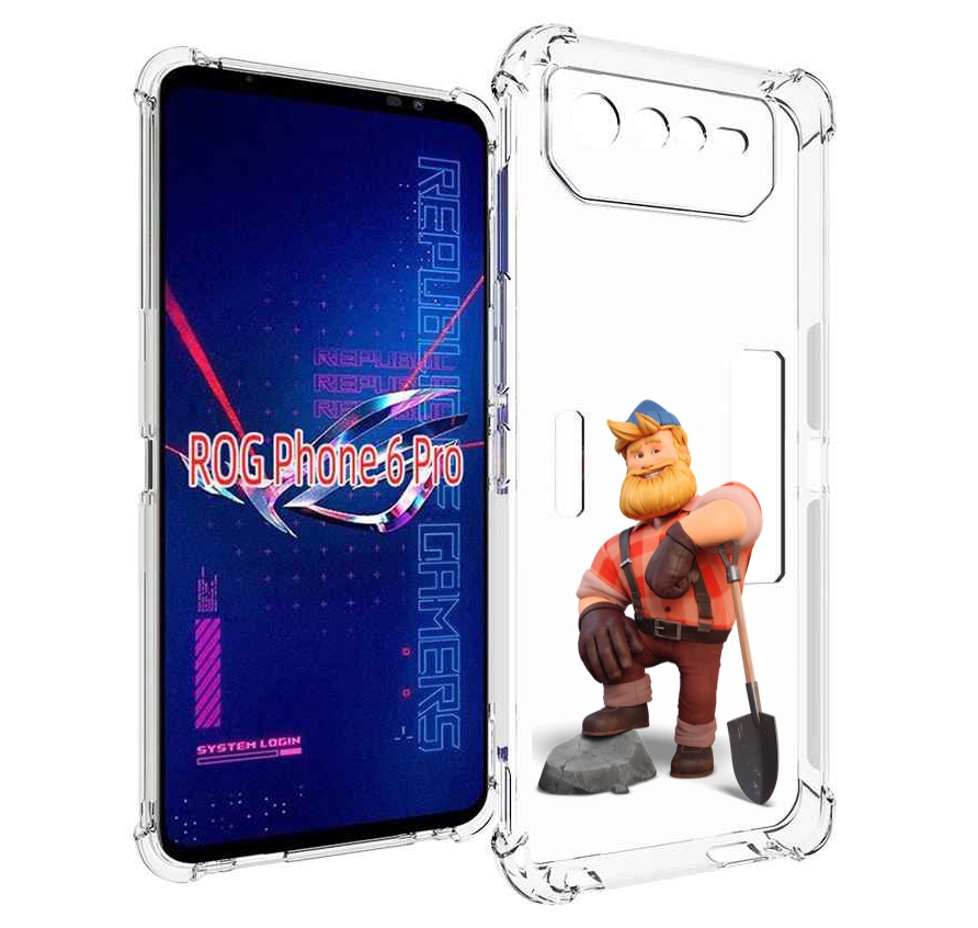 

Чехол MyPads FarmVille-2 для Asus ROG Phone 6 Pro, Прозрачный, Tocco