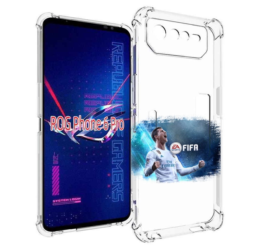 

Чехол MyPads FiFA логотип для Asus ROG Phone 6 Pro, Прозрачный, Tocco