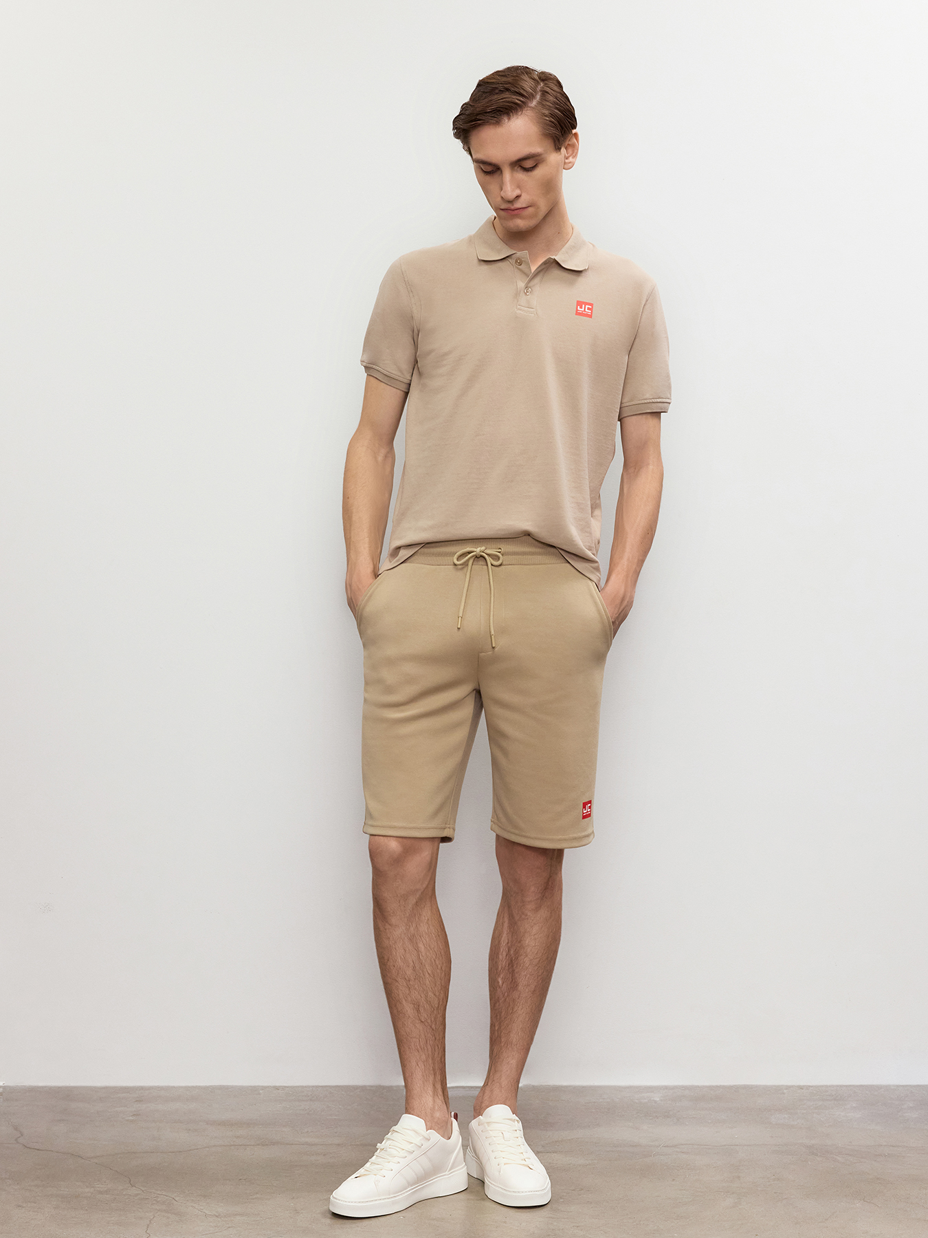 

Шорты мужские Just Clothes 000000385 бежевые 52 RU, Бежевый, 000000385