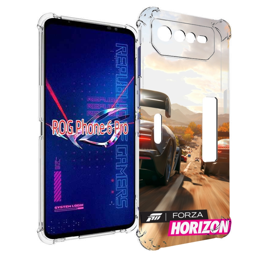 

Чехол MyPads Forza Horizon для Asus ROG Phone 6 Pro, Прозрачный, Tocco