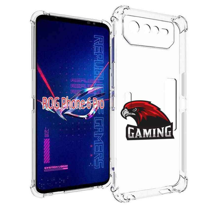 

Чехол MyPads Gaming-1 мужской для Asus ROG Phone 6 Pro, Прозрачный, Tocco