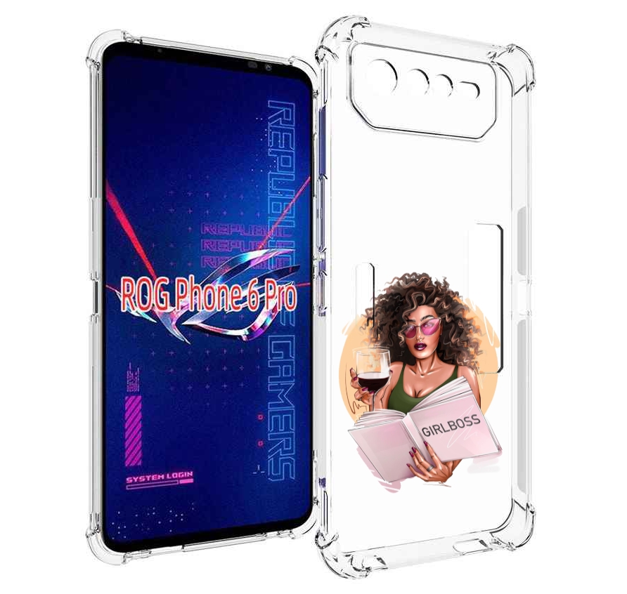 

Чехол MyPads Girlboss with wine_ Etsy женский для Asus 6 Pro, Прозрачный, Tocco