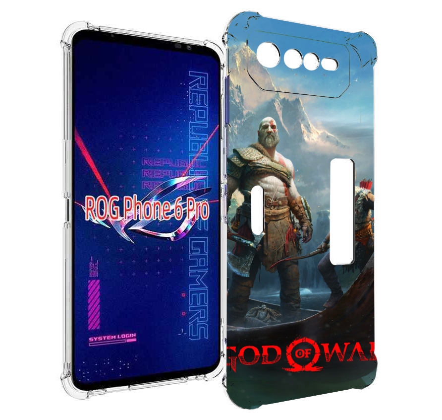 

Чехол MyPads God Of War Кратос Атрей для Asus ROG Phone 6 Pro, Прозрачный, Tocco