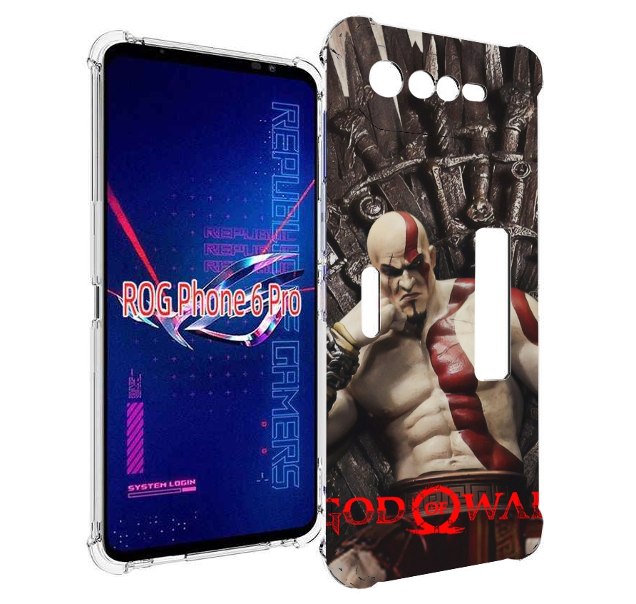 

Чехол MyPads God of War Кратос для Asus ROG Phone 6 Pro, Прозрачный, Tocco